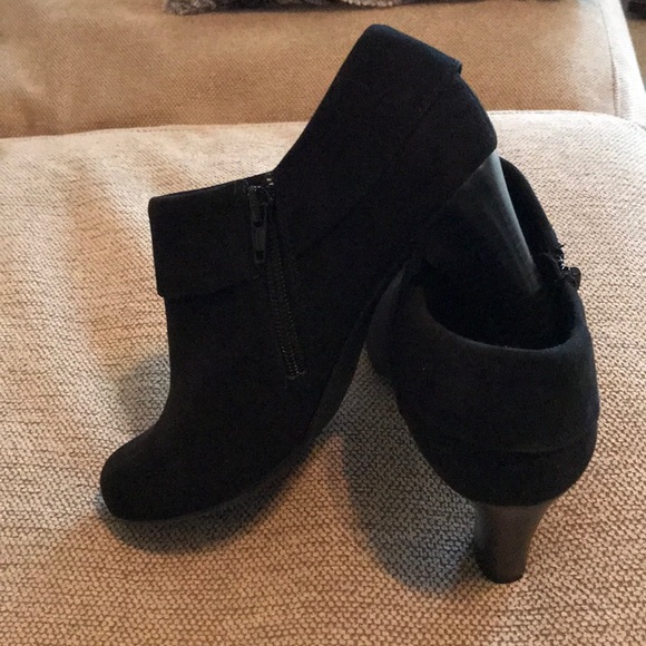 coach suede ankle boots